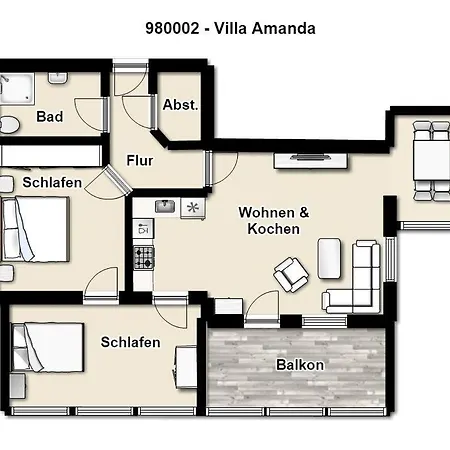 Amanda 2 Apartamento *