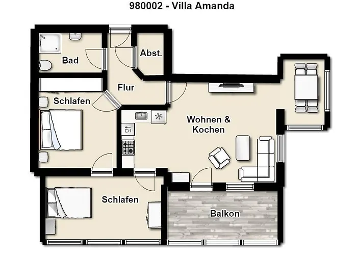 Amanda 2 Apartament *